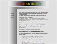 Tablet Screenshot of drucken-wie-die-profis.de